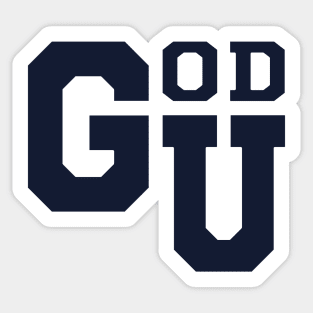 GOD U - GODOLKIN UNIVERSITY Sticker